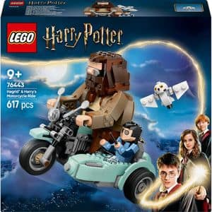 LEGO Harry Potter: Hagrid si Harry intr-o tura cu motocicleta 76443, 9 ani+, 617 piese