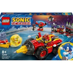 LEGO Sonic The Hedgehog: Super Sonic vs. Egg Drillster 76999, 8 ani+, 590 piese