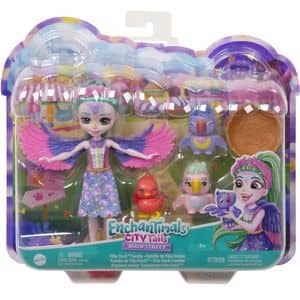 Papusa ENCHANTIMALS Familia Filiei Finch MTHKN15, 4 ani+, multicolor
