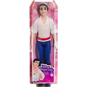 Papusa DISNEY PRINCESS Printul Eric MTHLV97, 3 ani+, alb-albastru