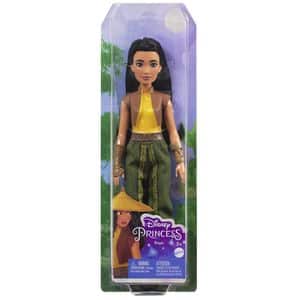 Papusa DISNEY PRINCESS Raya MTHLX22, 3 ani+, kaki-maro