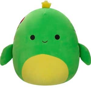 Jucarie de plus SQUISHMALLOWS Squad 18 - Lars SQ185416O, 3 ani+, verde-galben