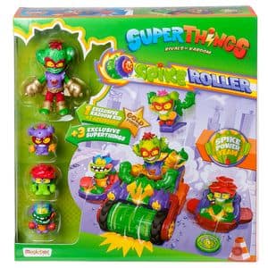 Set figurine SUPERZINGS Vehicul Spike Roller Cactus SZ9021O, 3 ani+, multicolor