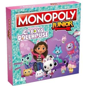 Joc de societate MONOPOLY Junior - Gabby's Dollhouse WM04157, 5 ani+, 2-4 jucatori