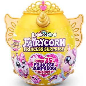 Jucarie de plus RAINBOCORNS Fairycorn Princess Surprise ZR9281O, 3 ani+, multicolor