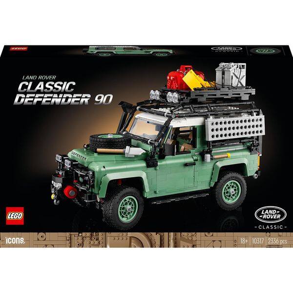 LEGO Icons: Land Rover Classic Defender 90 10317, 18 ani+, 2336 piese