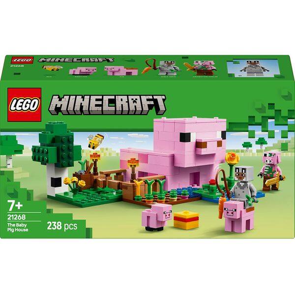 LEGO Minecraft: Casa-Purcelus 21268, 7 ani+, 238 piese