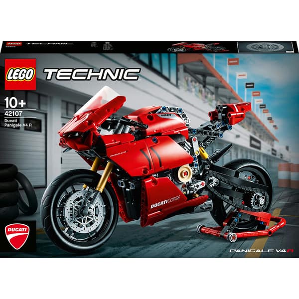 LEGO Technic: Ducati Panigale V4 R 42107, 10 ani+, 646 piese