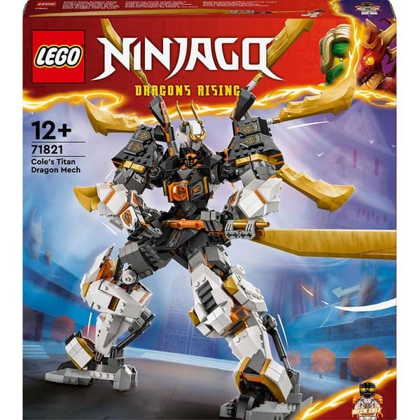 LEGO Ninjago: Robotul-dragon de titan al lui Cole 71821, 12 ani+