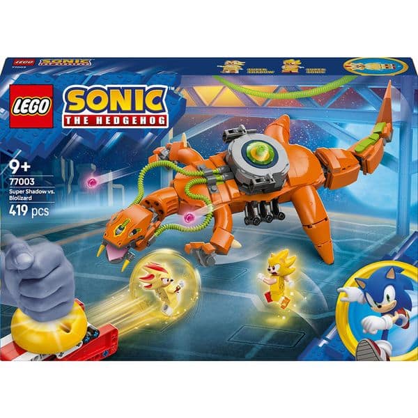 LEGO Sonic The Hedgehog: Super Shadow vs. Biolizard 77003, 9 ani+