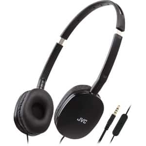 Casti JVC HA-S160M-B-U, Cu Fir, On-Ear, Microfon, negru