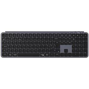 Tastatura Gaming Wireless KEYCHRON B6 Pro Ultra-Slim, Bluetooth, USB, Layout UK, gri