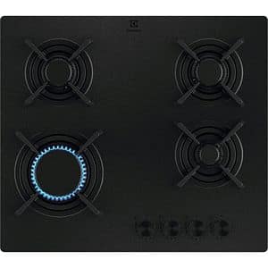 Plita incorporabila ELECTROLUX KGG643723L, Gaz, 4 arzatoare, negru