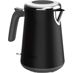 Fierbator apa TEFAL Collection KI6668E0, 1.7l, 2400W, negru-argintiu