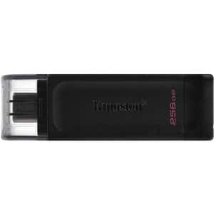 Memorie USB KINGSTON DataTraveler 70 DT70/256GB, 256GB, USB 3.2 Type C, negru