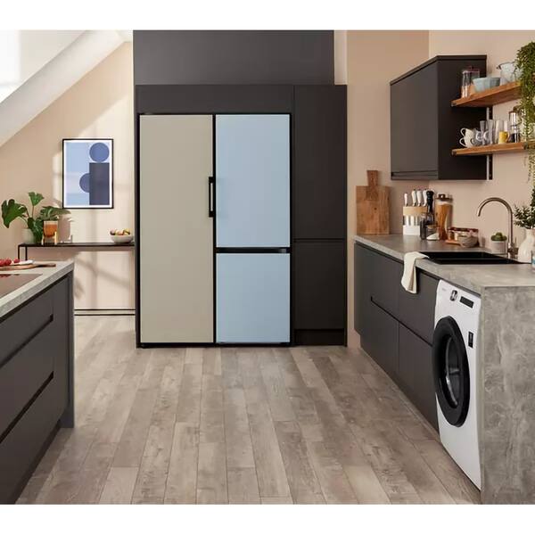Panou interschimbabil SAMSUNG Bespoke RA-B23EUUCSGG pentru combine frigorifice cu H=185cm (usa de sus), Cotta Sky Blue