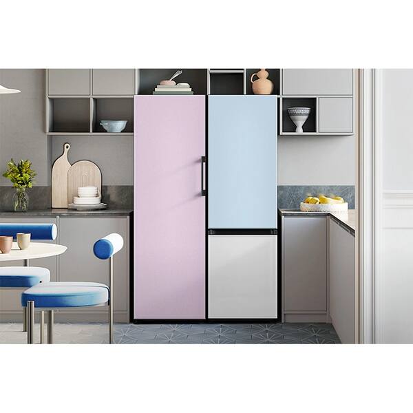 Panou interschimbabil SAMSUNG Bespoke RA-B23EUUCSGG pentru combine frigorifice cu H=185cm (usa de sus), Cotta Sky Blue