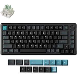 Tastatura Gaming Wireless mecanica KEYCHRON J2 HE 8K, Bluetooth, USB, Layout US, negru
