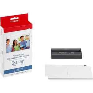 Pachet foto original cartus + hartie CANON KP-136IP