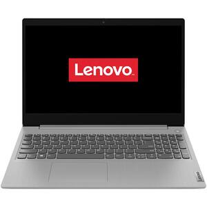 Laptop LENOVO IdeaPad 3 15IGL05, Intel Celeron N4120 pana la 2.6GHz, 15.6" HD, 4GB, SSD 256GB, Intel UHD Graphics, Free DOS, Platinum Grey