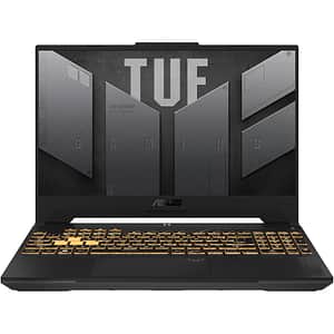 Laptop Gaming ASUS TUF F15 FX507VU-LP339, Intel Core i7-13620H pana la 4.9GHz, 15.6" Full HD, 16GB, SSD 512GB, NVIDIA GeForce RTX 4050 6GB, Free DOS, Mecha Gray