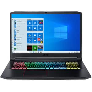 Laptop Gaming ACER Nitro 5 AN517-52-74J9, Intel Core i7-10870H pana la 5.0GHz, 17.3" Full HD, 16GB, SSD 1TB, NVIDIA GeForce RTX 2060 6GB, Windows 10 Home, negru