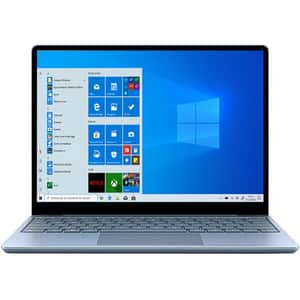 Laptop MICROSOFT Surface Go, Intel Core i5-1035G1 pana la 3.6GHz, 12.4" Touch, 8GB, SSD 256GB, Intel UHD Graphics, Windows 10 S, albastru deschis