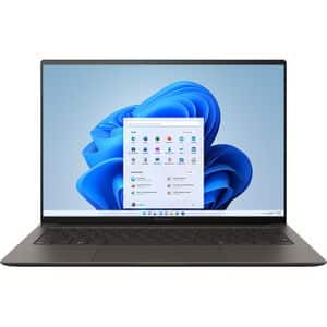 Laptop ASUS Zenbook S 14 OLED UX5406SA-PZ281X, Intel Core Ultra 7 258V pana la 4.8GHz, 14" 3K Touch, 32GB, SSD 1TB, Intel Arc Graphics, Windows 11 Pro, Zumaia Gray