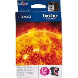 Cartus original BROTHER LC980M, magenta