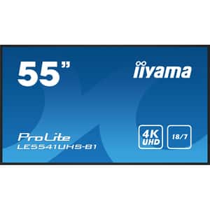 Display profesional IIYAMA ProLite LE5541UHS-B1, 55", 4K, 60Hz, negru
