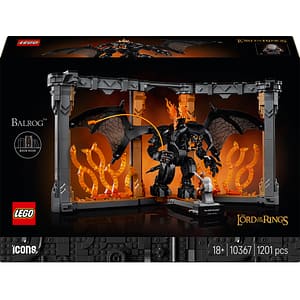 LEGO Icons: Stapanul inelelor - Diorama pentru biblioteca cu un Balrog 10367, 18 ani+, 1201 piese