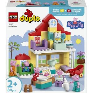 LEGO DUPLO: Peppa Pig - Casa de familie 10467, 2 ani+, 84 piese