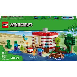 LEGO Minecraft: Casa TNT din jungla 21275, 8 ani+, 287 piese