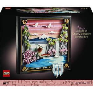 LEGO Art: Peisaj cu flori de cires japonez 31218, 18 ani+, 1892 piese