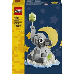 LEGO Iconic: Pui de elefant pe cer 40814, 18 ani+, 402 piese