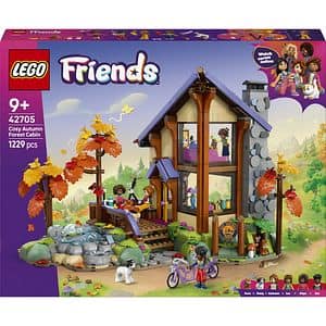 LEGO Friends: Cabana primitoare in padure toamna 42705, 9 ani+, 1229 piese