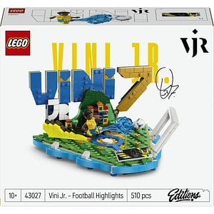 LEGO Editions Football: Vini Jr. Momente importante din fotbal 43027, 10 ani+, 510 piese