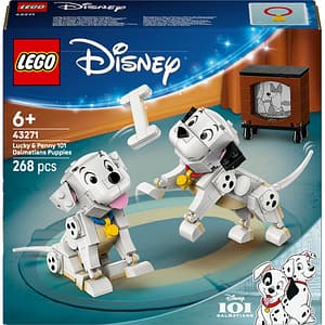 LEGO Disney Classic: Catelusii Lucky si Penny din 101 dalmatieni 43271, 6  ani+, 268 piese