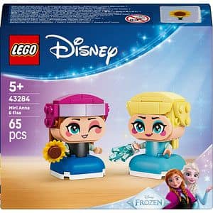 LEGO Disney Princess: Miniprintesele Anna si Elsa 43284, 5 ani+, 65 piese