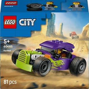 LEGO City: Vehicul hot rod 60485, 5 ani+, 81 piese
