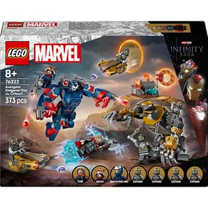 LEGO Marvel: Thor vs Chitauri din Razbunatorii - Sfarsitul jocului 76322, 8 ani+, 373 piese