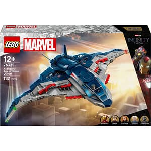 LEGO Marvel: Quinjet din Razbunatorii - Sub semnul lui Ultron 76325, 12 ani+, 1131 piese