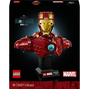 LEGO Marvel: Bust Iron Man MK4 76327, 18 ani+, 436 piese