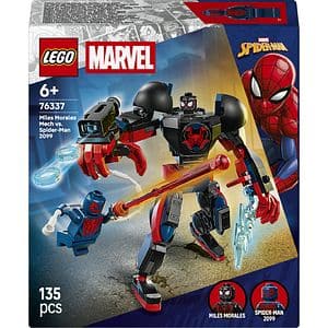 LEGO Marvel: Robotul lui Miles Morales vs Omul Paianjen 2099 76337, 6 ani+, 135 piese