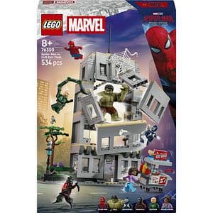 LEGO Marvel: Confruntarea memorabila dintre Omul-Paianjen si Hulk 76350, 8 ani+, 534 piese