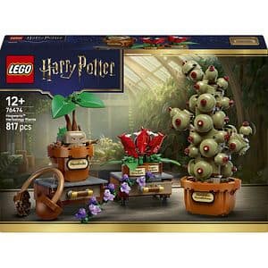 LEGO Harry Potter: Plante pentru ora de ierbologie de la Hogwarts 76474, 12 ani+, 817 piese