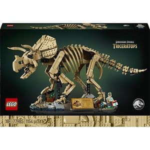 LEGO Jurassic World: Fosile de dinozaur - Triceratops 77985, 18 ani+, 1154 piese