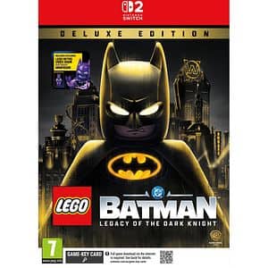 Joc Lego Batman Legacy of The Dark Knight Deluxe Edition (Game Key Card) Nintendo Switch 2 + Mini-figurina Batman (bonus precomanda fizic)