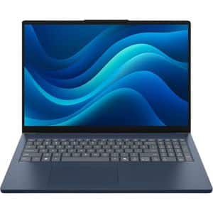 Laptop LENOVO IdeaPad Slim 3 16IRH10, Intel Core i5-13420H pana la 4.6GHz, 16" WUXGA, 16GB, SSD 512GB, Intel UHD Graphics, FreeDos, Cosmic Blue