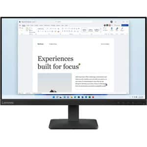Monitor LED IPS LENOVO L24-4E, 23.8", Full HD, 100Hz, negru